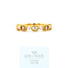 diamanten fantasie rij ring