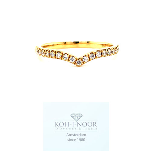 r9133-va-18krt-Yellow-gold-v-row-ring-brillant-diamonds-19-0.17ct-twess-vs-630